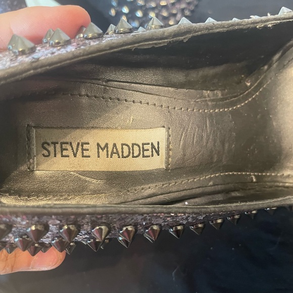 Steve Madden Awwsome Spiked Heels Size 8M NWT - Picture 3 of 7